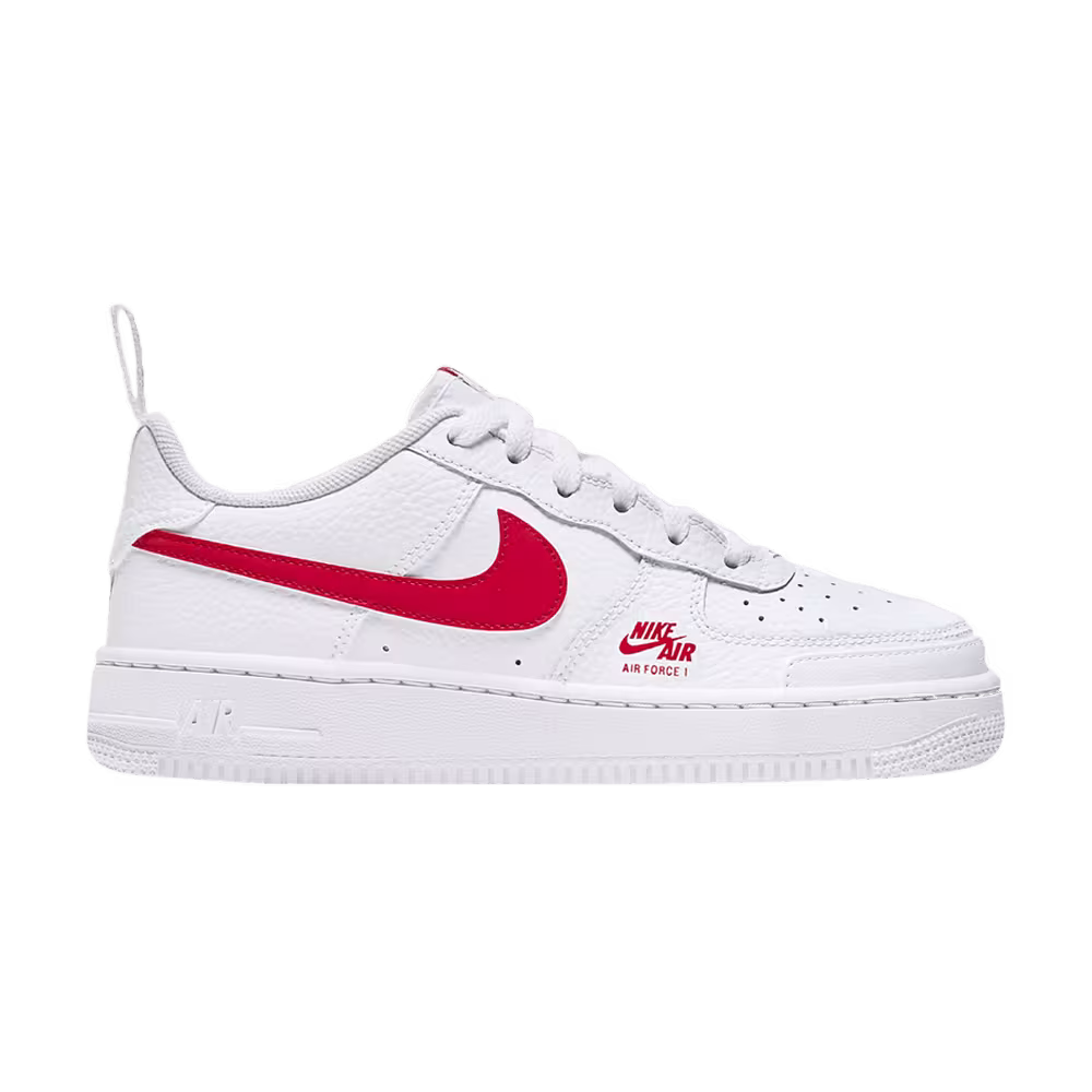 Nike Air Force 1 GS White University Red