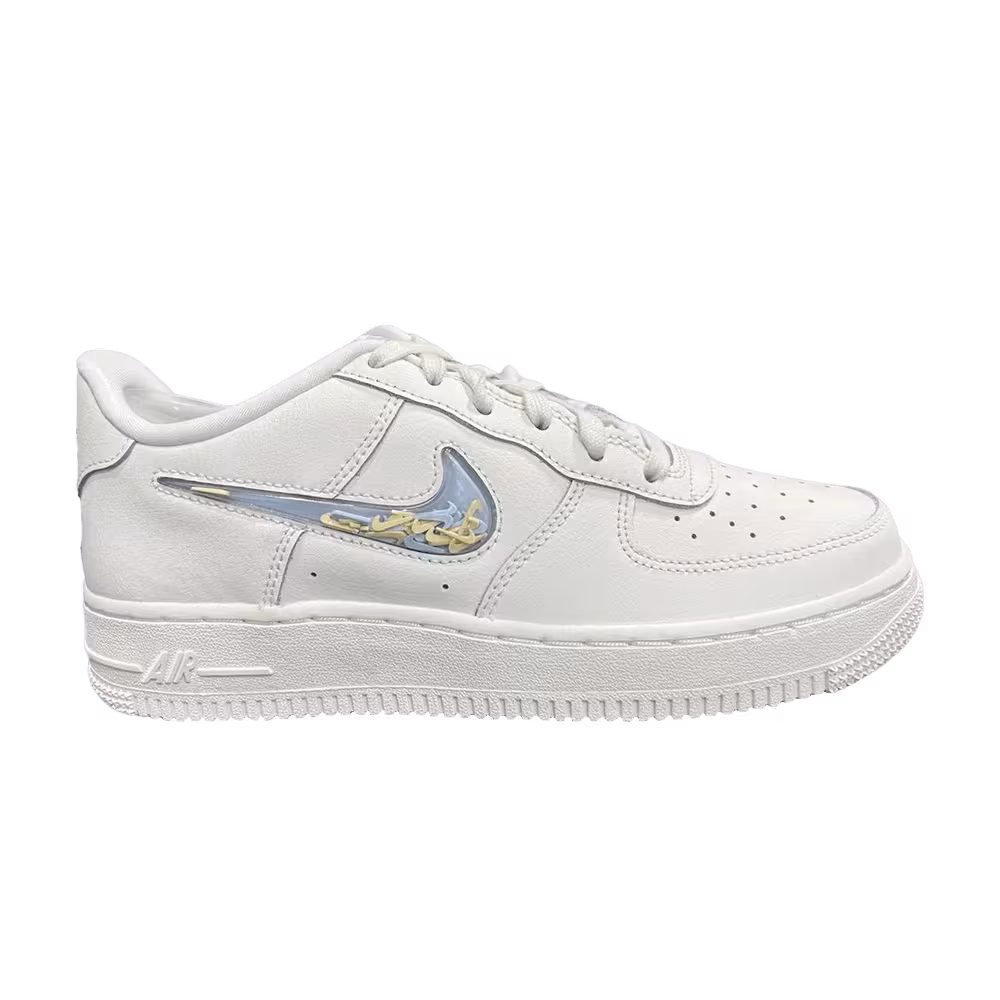 Nike Air Force 1 Lv8 GS Sail Celestine Blue Soft Yellow