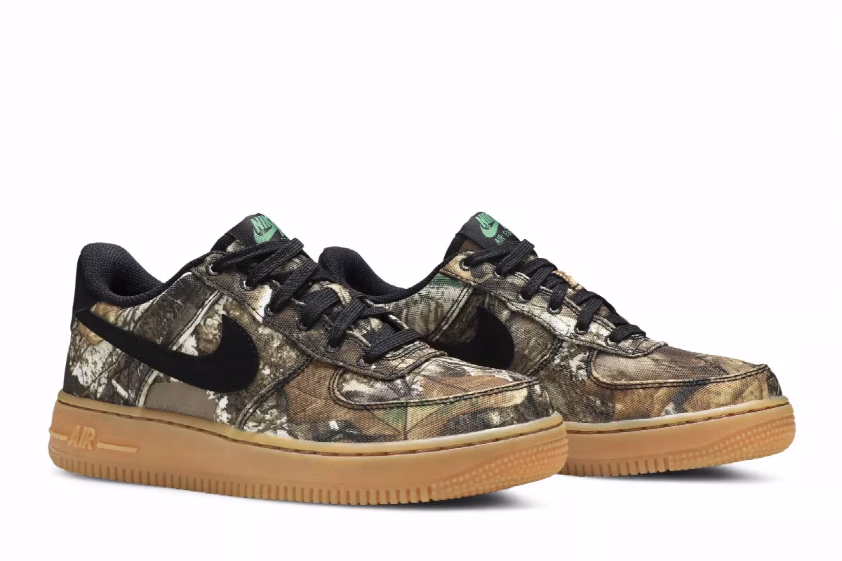 Nike Air Force 1 LV8 3 GS Woodland, view 9