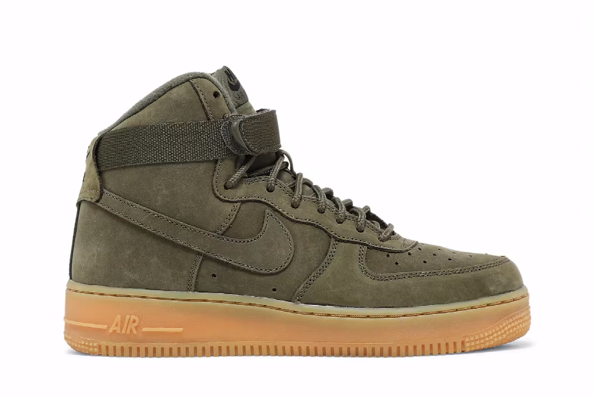 Nike Air Force 1 High WB GS Medium Olive, view 2