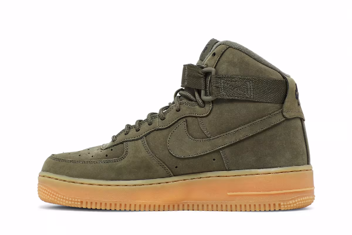 Nike Air Force 1 High WB GS Medium Olive, view 4
