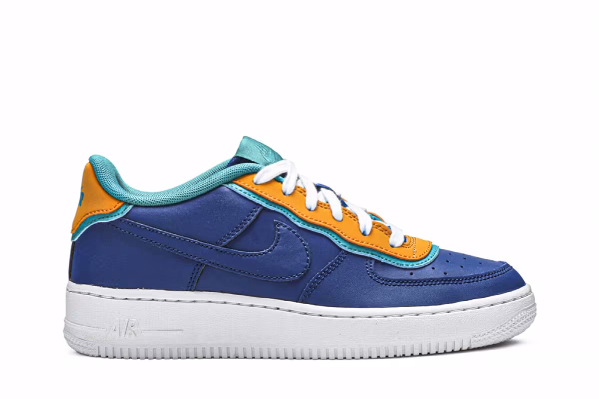 Nike Air Force 1 Low LV8 GS Double Layered - Indigo Force, view 2