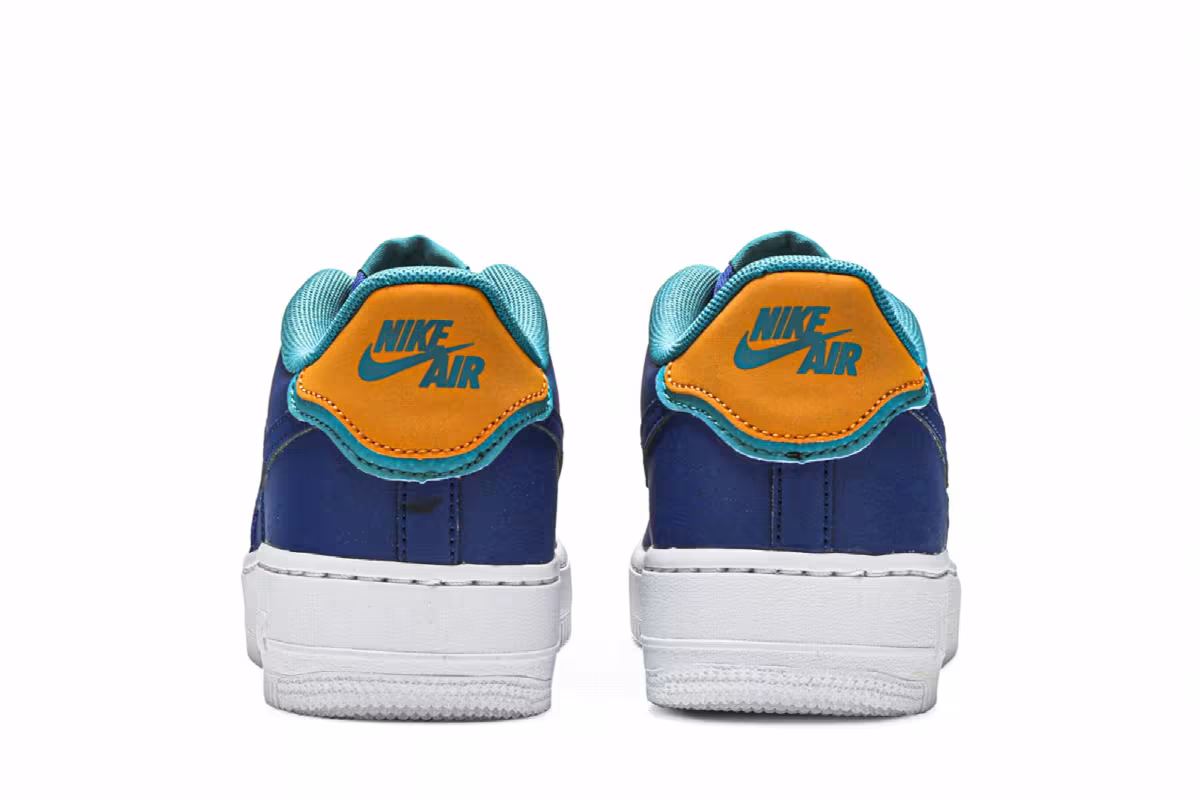 Nike Air Force 1 Low LV8 GS Double Layered - Indigo Force, view 7
