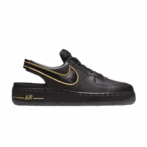Nike Air Force 1 VTF GS 'Black Metallic Gold'