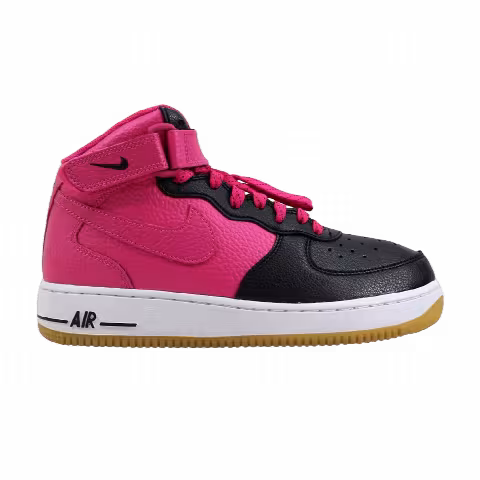 Nike Air Force 1 Mid GS 'Black Vivid Pink'