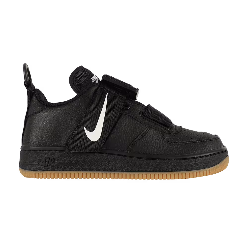 Nike Air Force 1 Utility GS Black White Gum