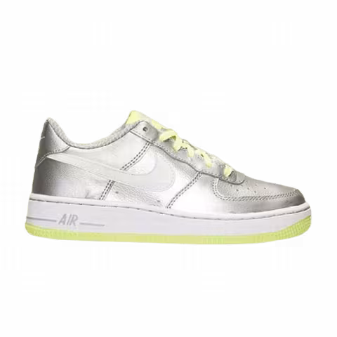 Nike Air Force 1 Low GS 'Metallic Silver Volt'