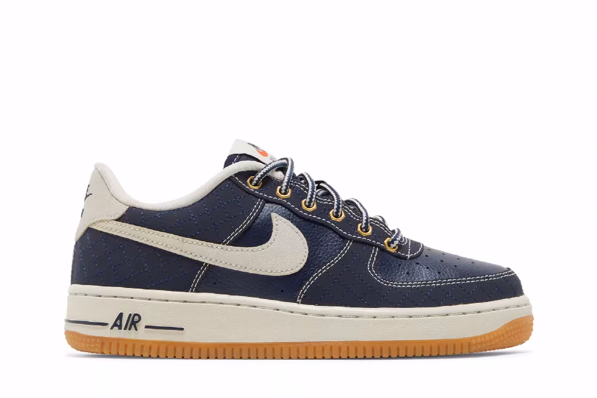 Nike Air Force 1 Premium GS Obsidian Gum, view 2