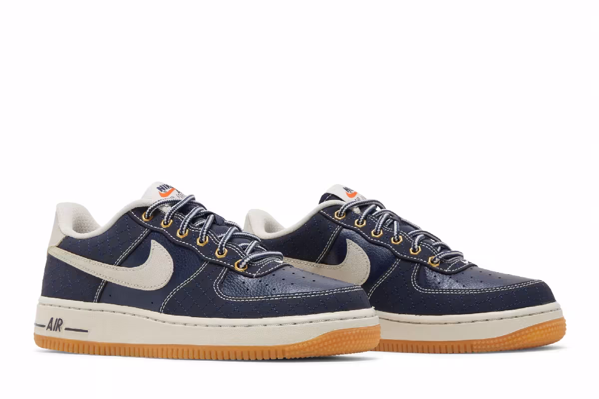 Nike Air Force 1 Premium GS Obsidian Gum, view 9