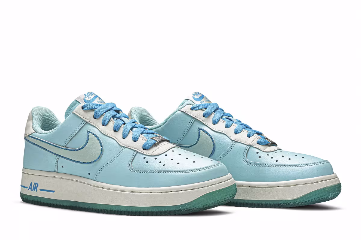 Nike Air Force 1 GS Glacier Ice, view 9