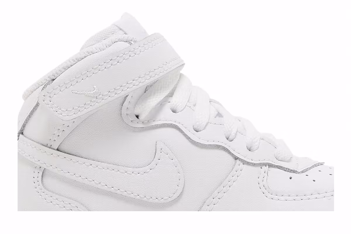 Nike Air Force 1 Mid TD Triple White, view 3