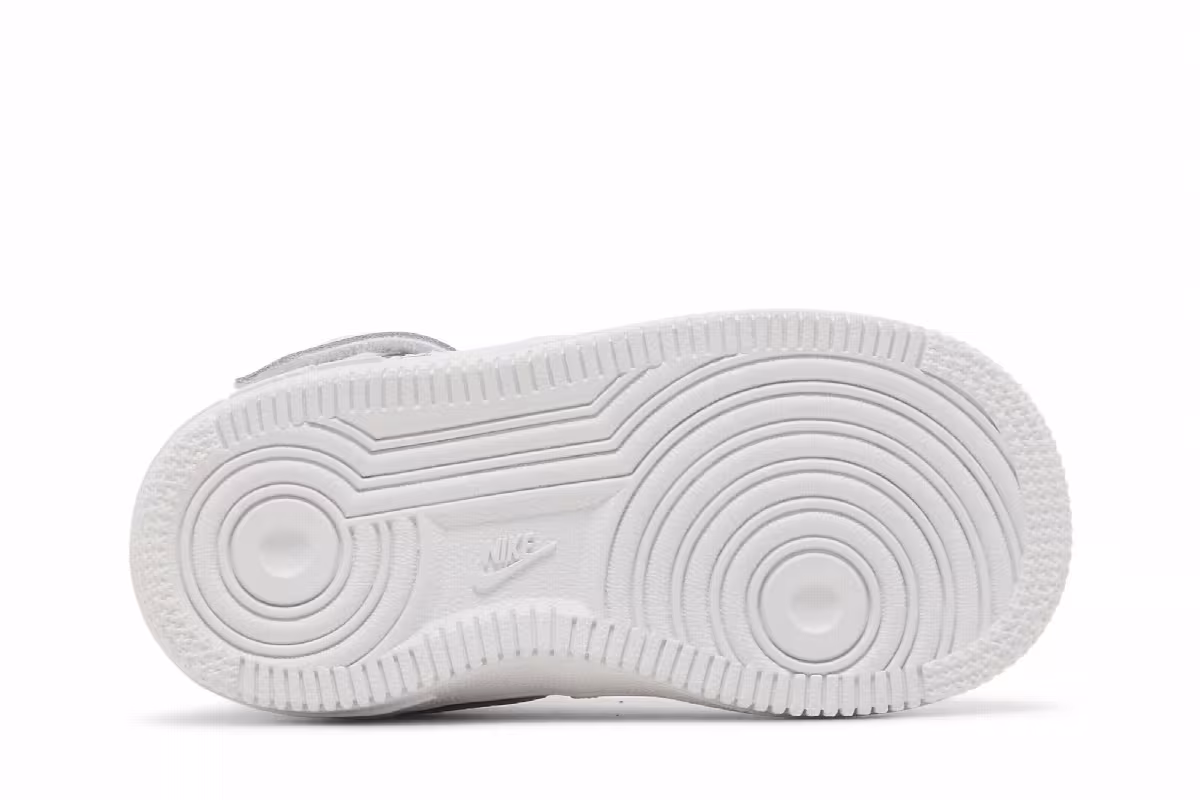 Nike Air Force 1 Mid TD Triple White, view 5