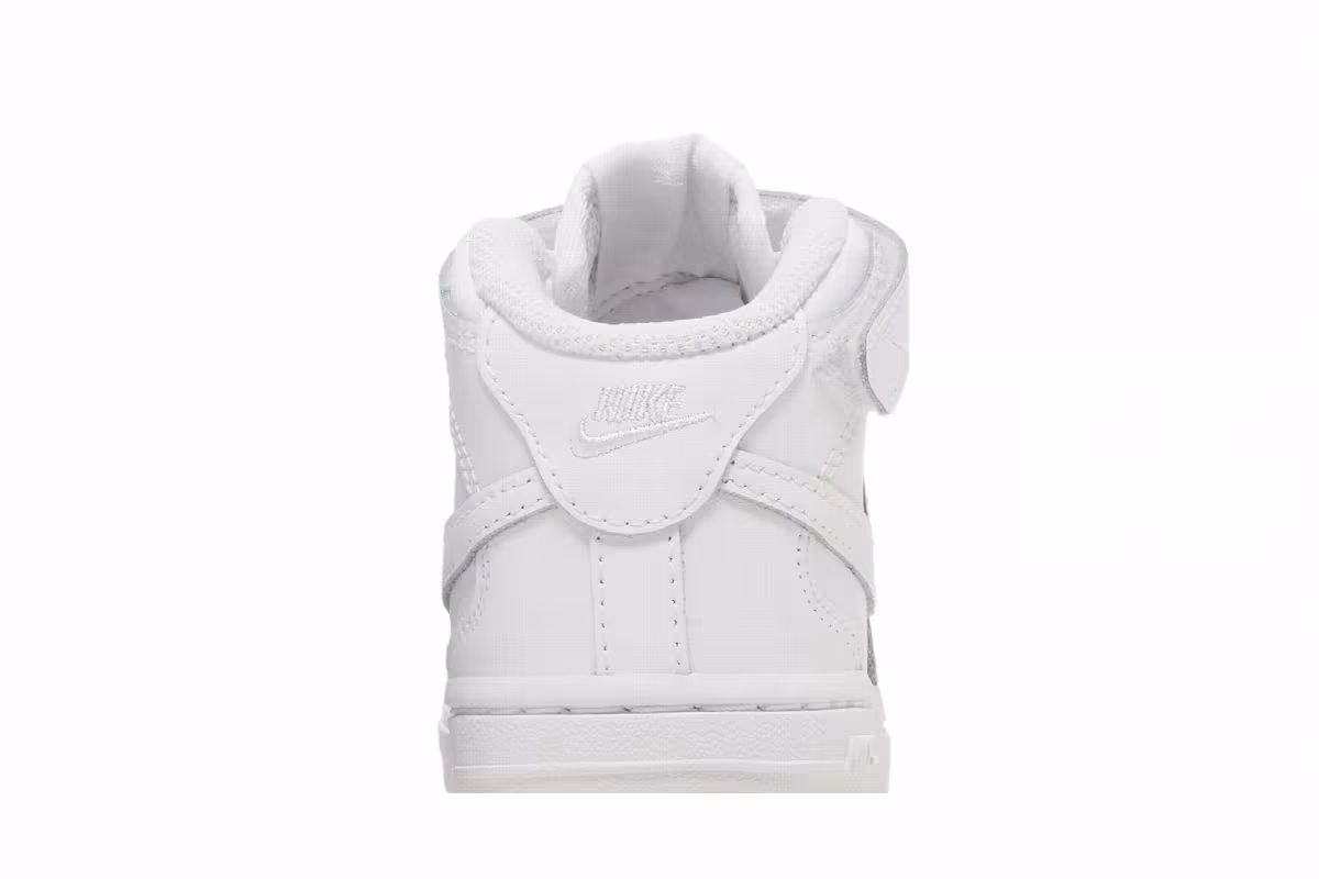 Nike Air Force 1 Mid TD Triple White, view 8