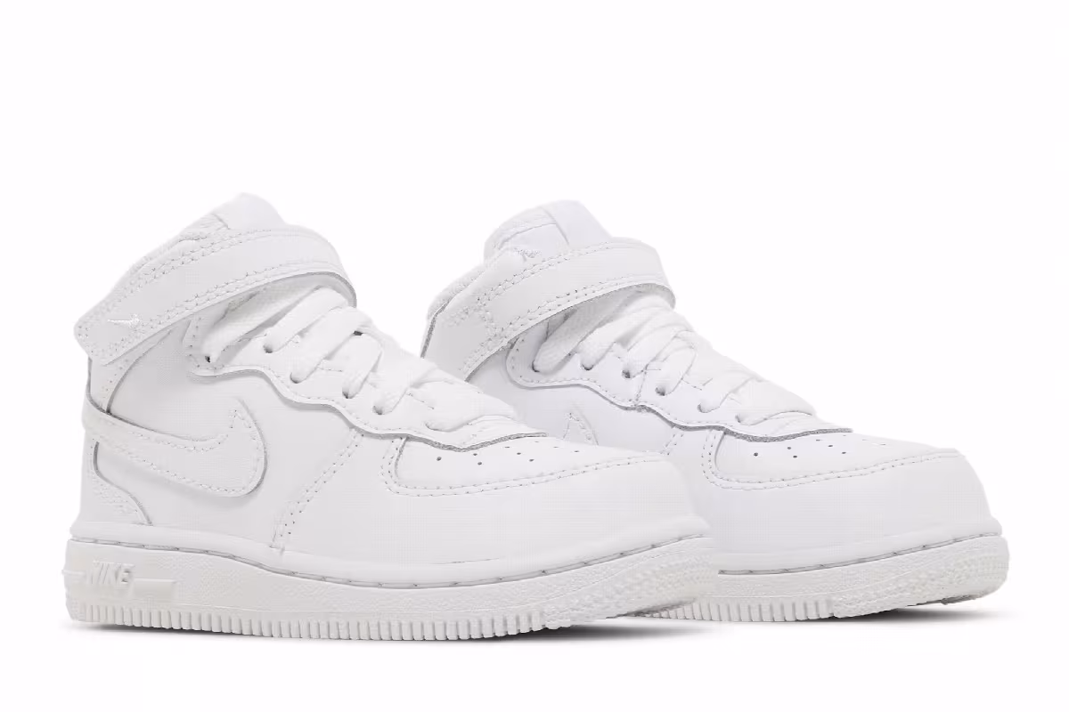 Nike Air Force 1 Mid TD Triple White, view 9