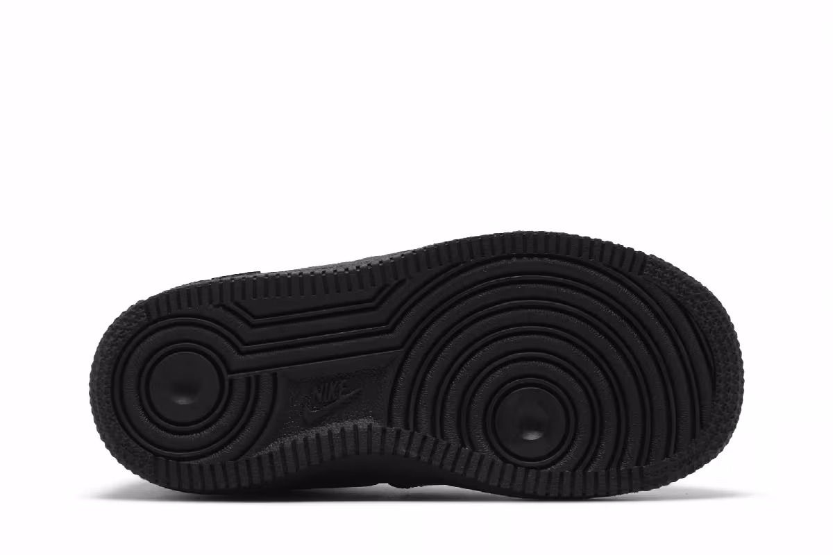 Nike Air Force 1 Mid LE TD Triple Black, view 5