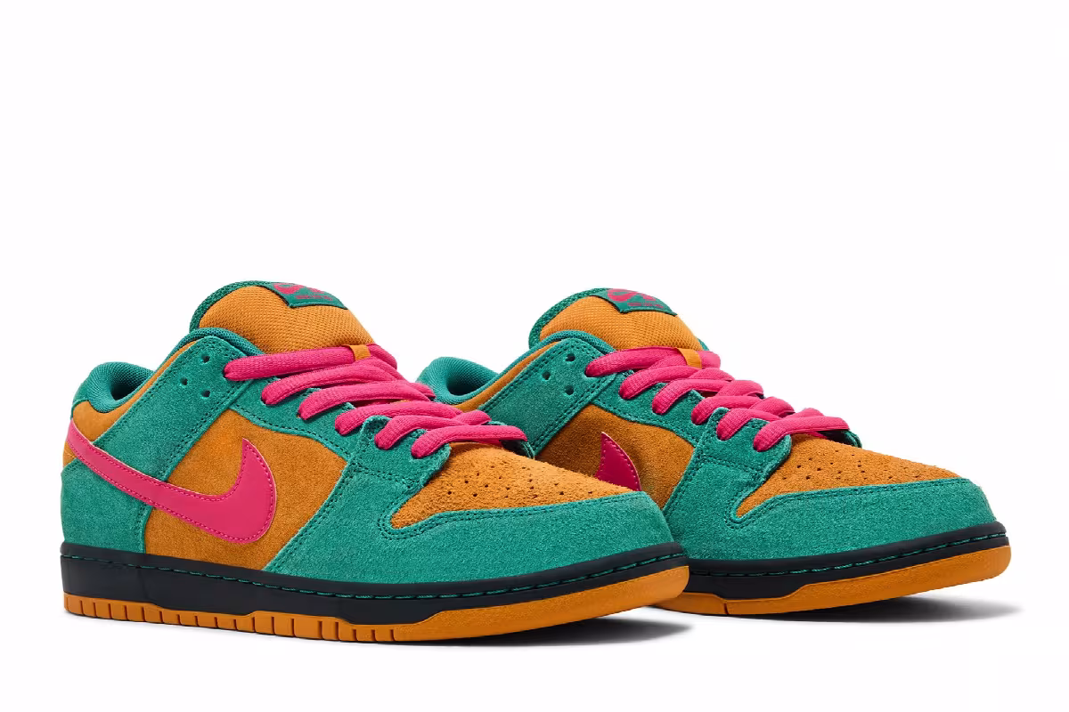 Nike SB Dunk Low Green Noise Watermelon, view 9