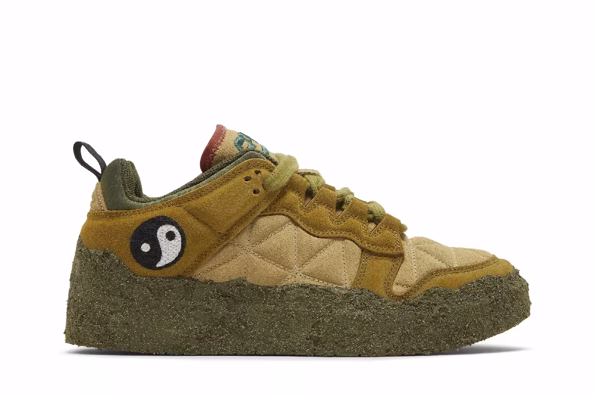 Cactus Plant Flea Market x Nike Dunk Low SP Tan Mossy Green, view 2