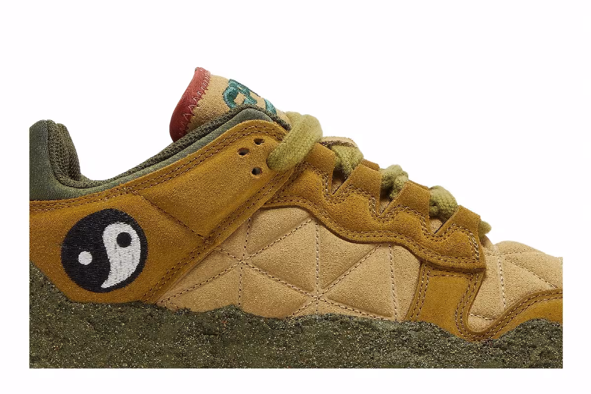 Cactus Plant Flea Market x Nike Dunk Low SP Tan Mossy Green, view 3
