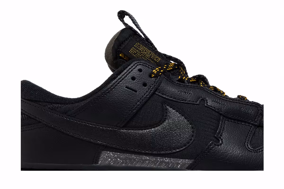 Nike Air Dunk Jumbo Black Gold, view 3