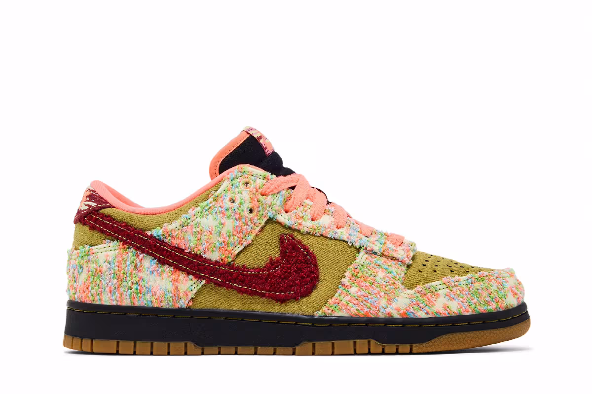Nike Dunk Low Panda-Monium Pack - Green Curry Mul, view 2