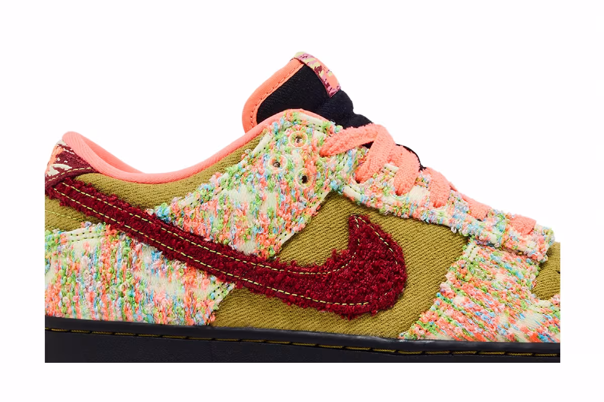 Nike Dunk Low Panda-Monium Pack - Green Curry Mul, view 3
