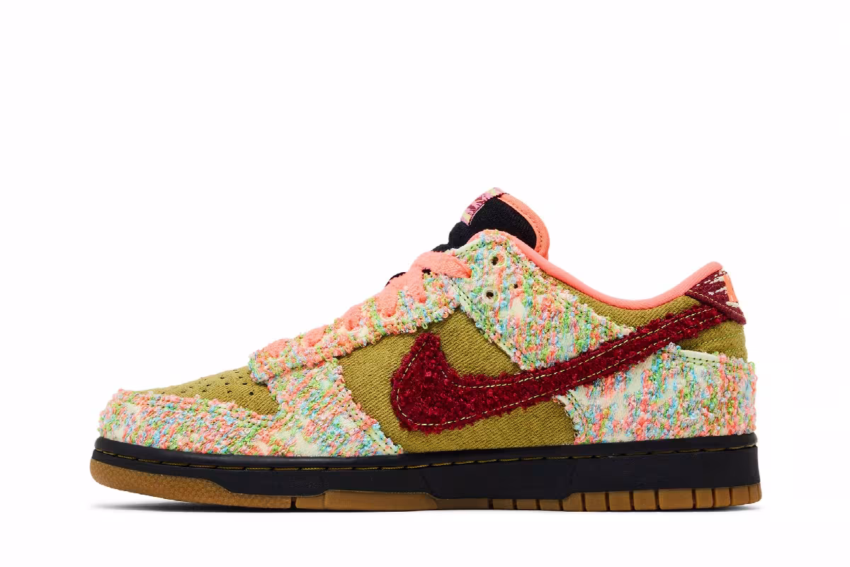 Nike Dunk Low Panda-Monium Pack - Green Curry Mul, view 4