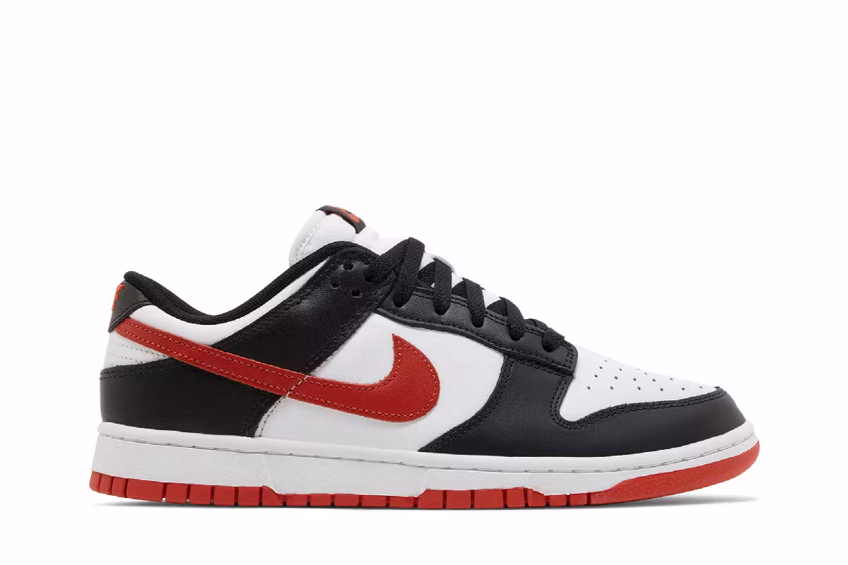 Nike Dunk Low Black Dragon Red, view 2