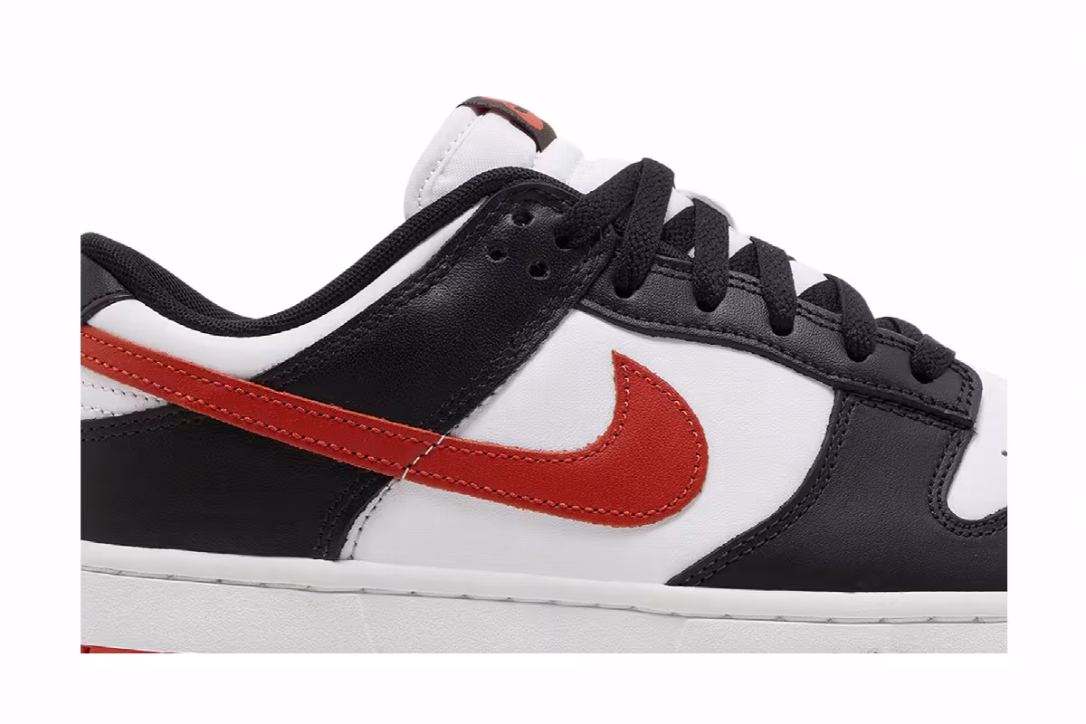 Nike Dunk Low Black Dragon Red, view 3