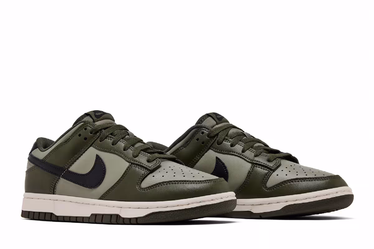 Nike Dunk Low Olive Cargo Khaki, view 9