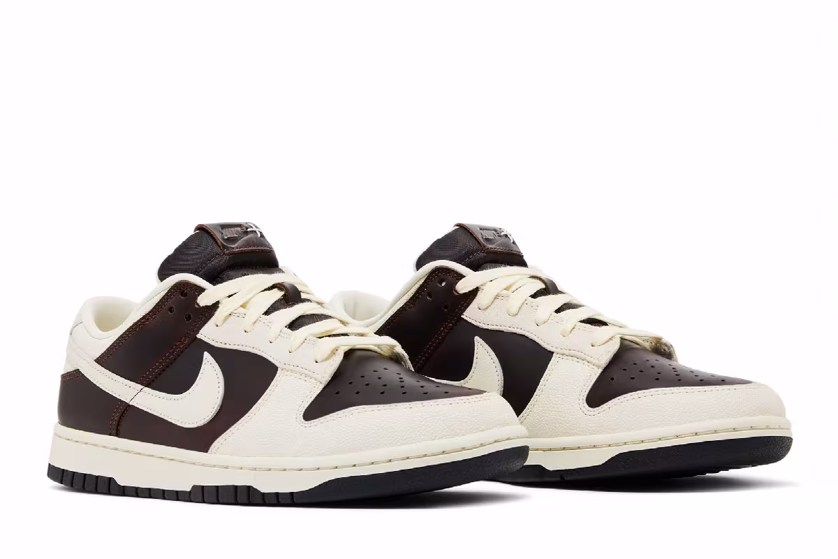 Nike Dunk Low Fauna Brown Soft Pearl, view 9