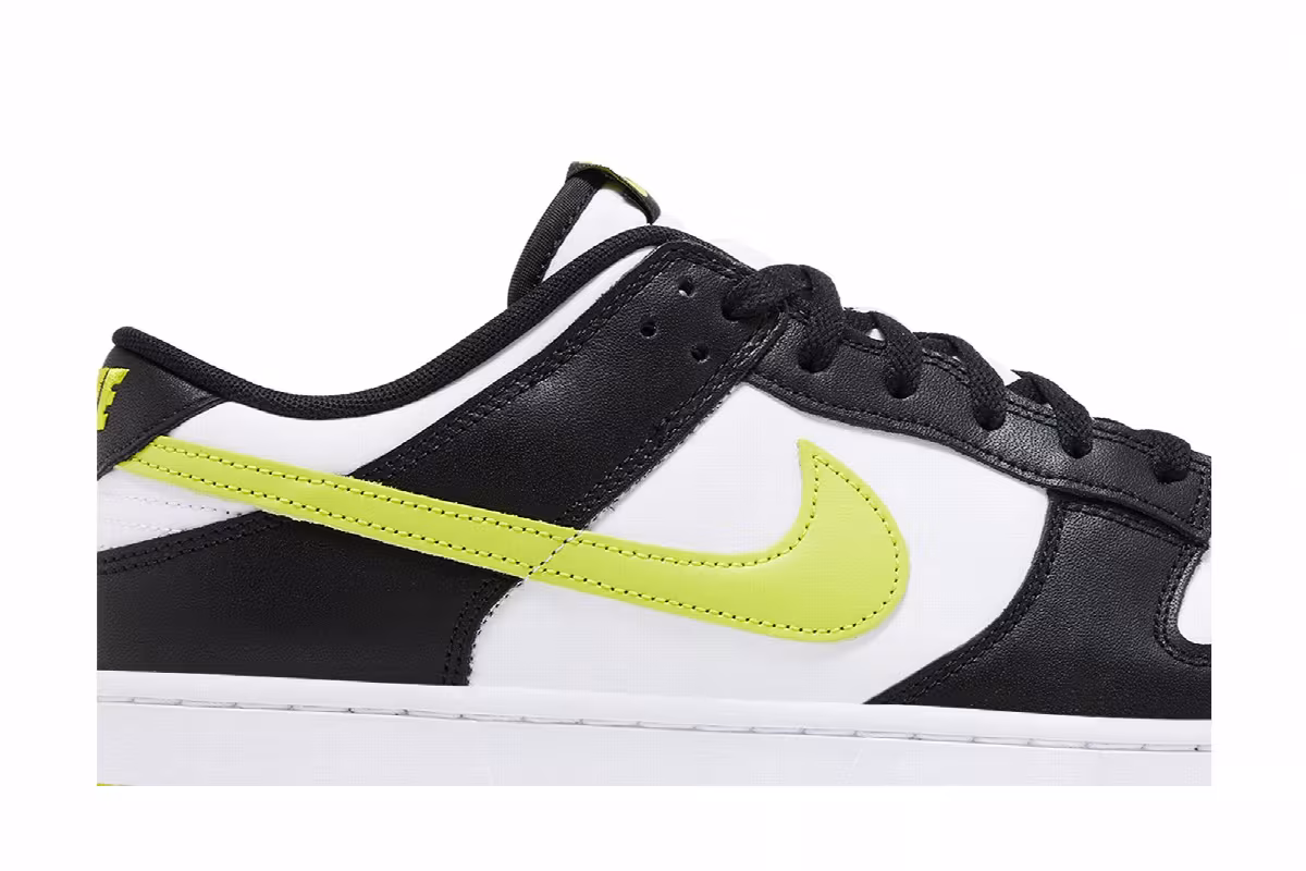 Nike Dunk Low Black Bright Cactus, view 3