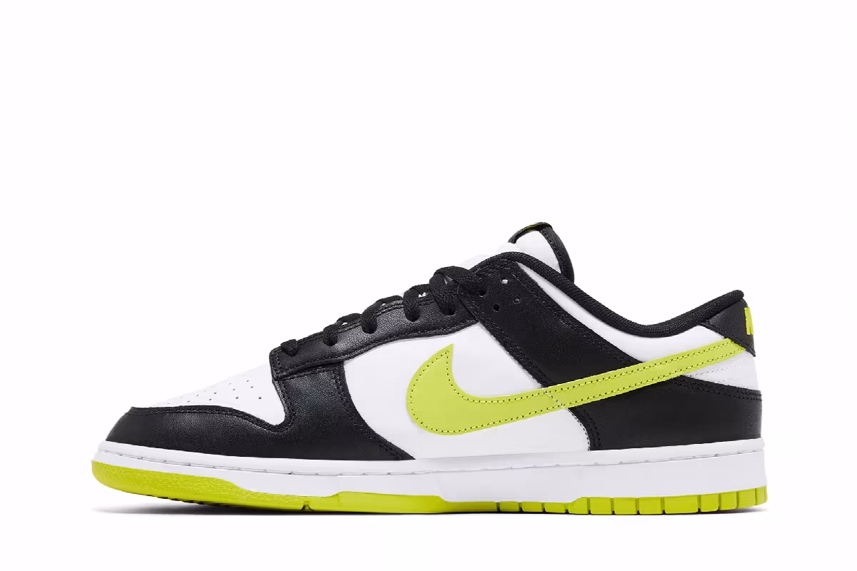 Nike Dunk Low Black Bright Cactus, view 4