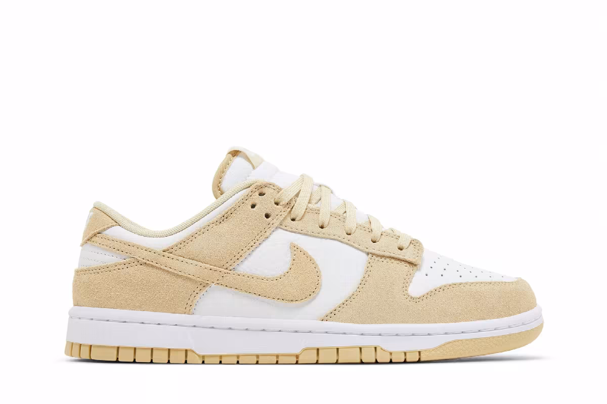 Nike Dunk Low SE Team Gold Suede, view 2