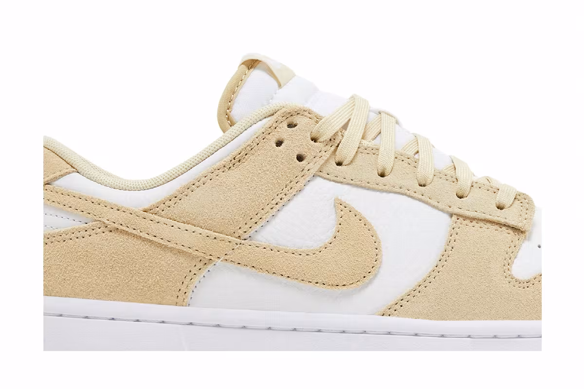Nike Dunk Low SE Team Gold Suede, view 3