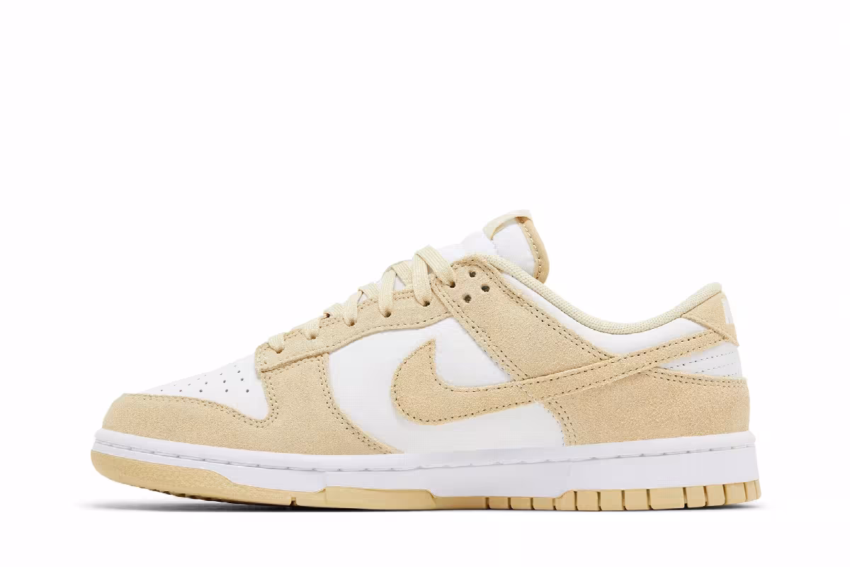 Nike Dunk Low SE Team Gold Suede, view 4