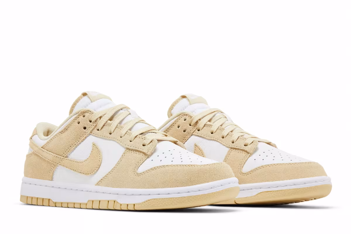 Nike Dunk Low SE Team Gold Suede, view 9