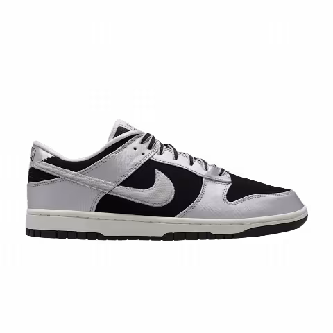 Nike Dunk Low Retro 'Metallic Silver Black Sail'
