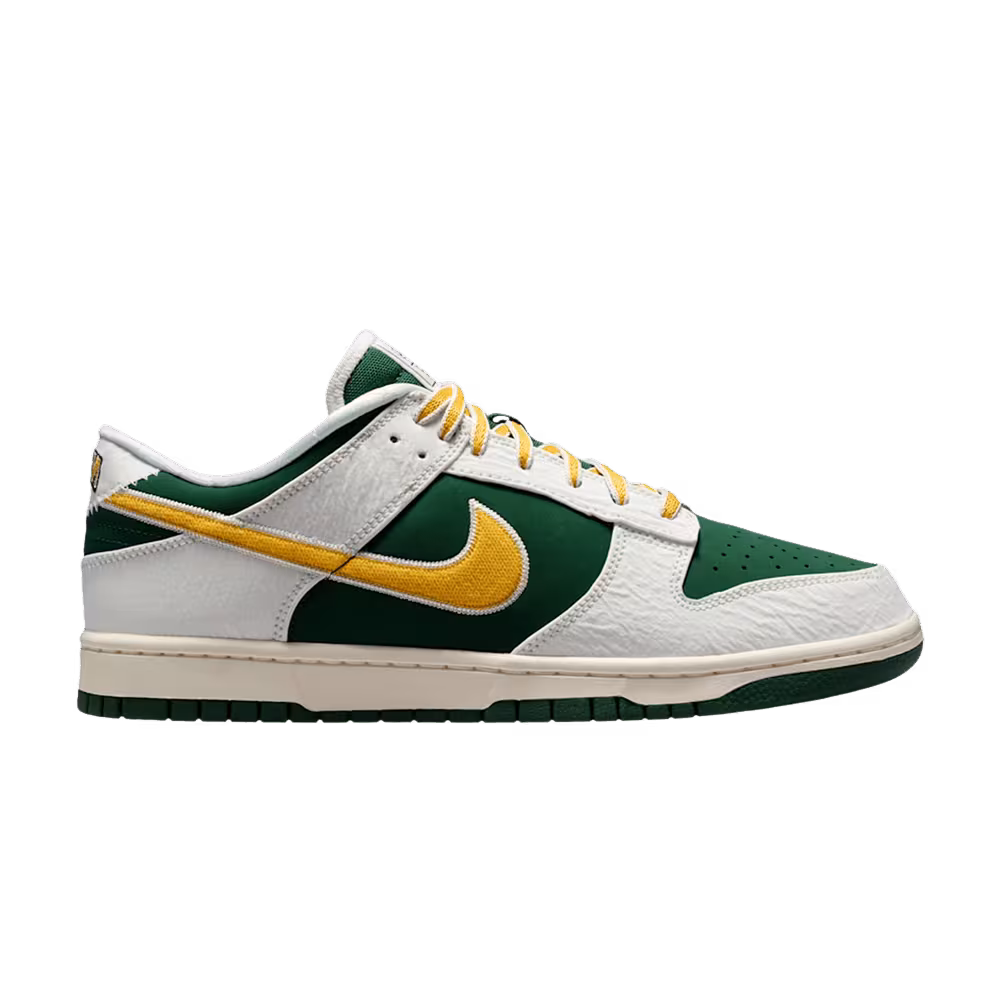 Nike Dunk Low Sail Fir University Red Gold
