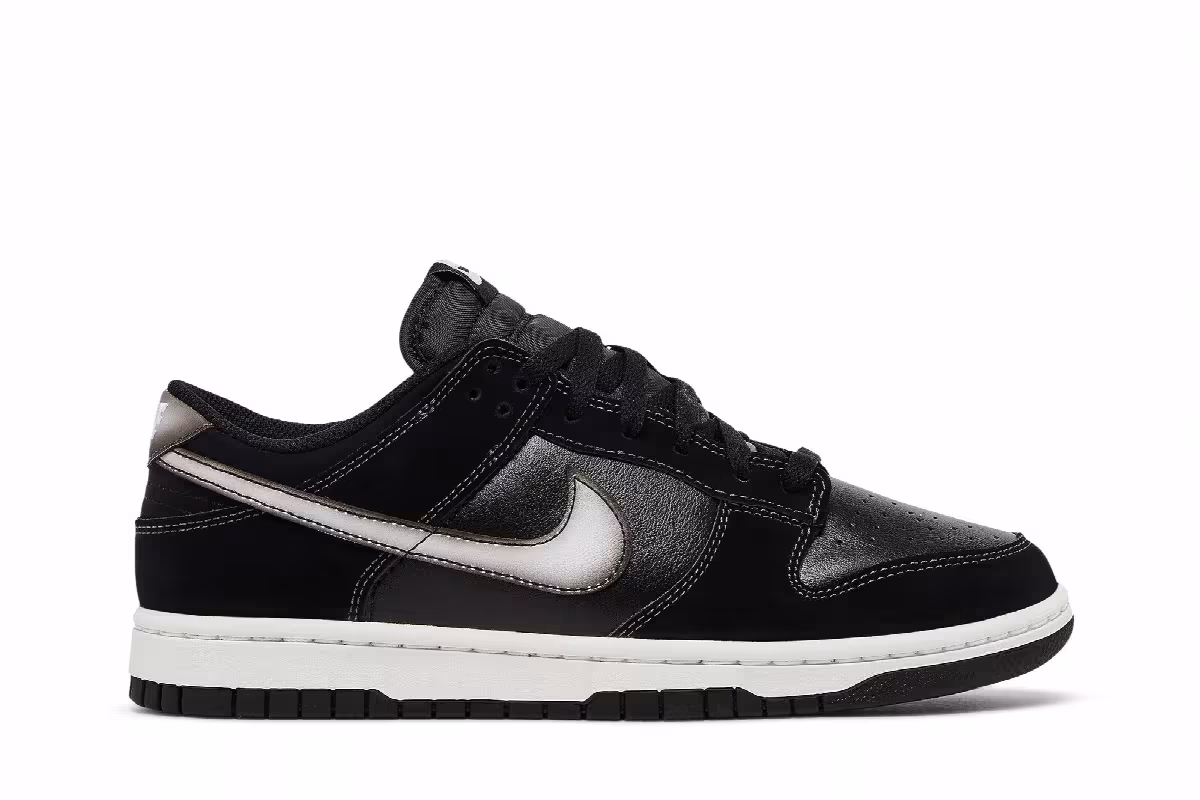 Nike Dunk Low Airbrush - Black, view 2