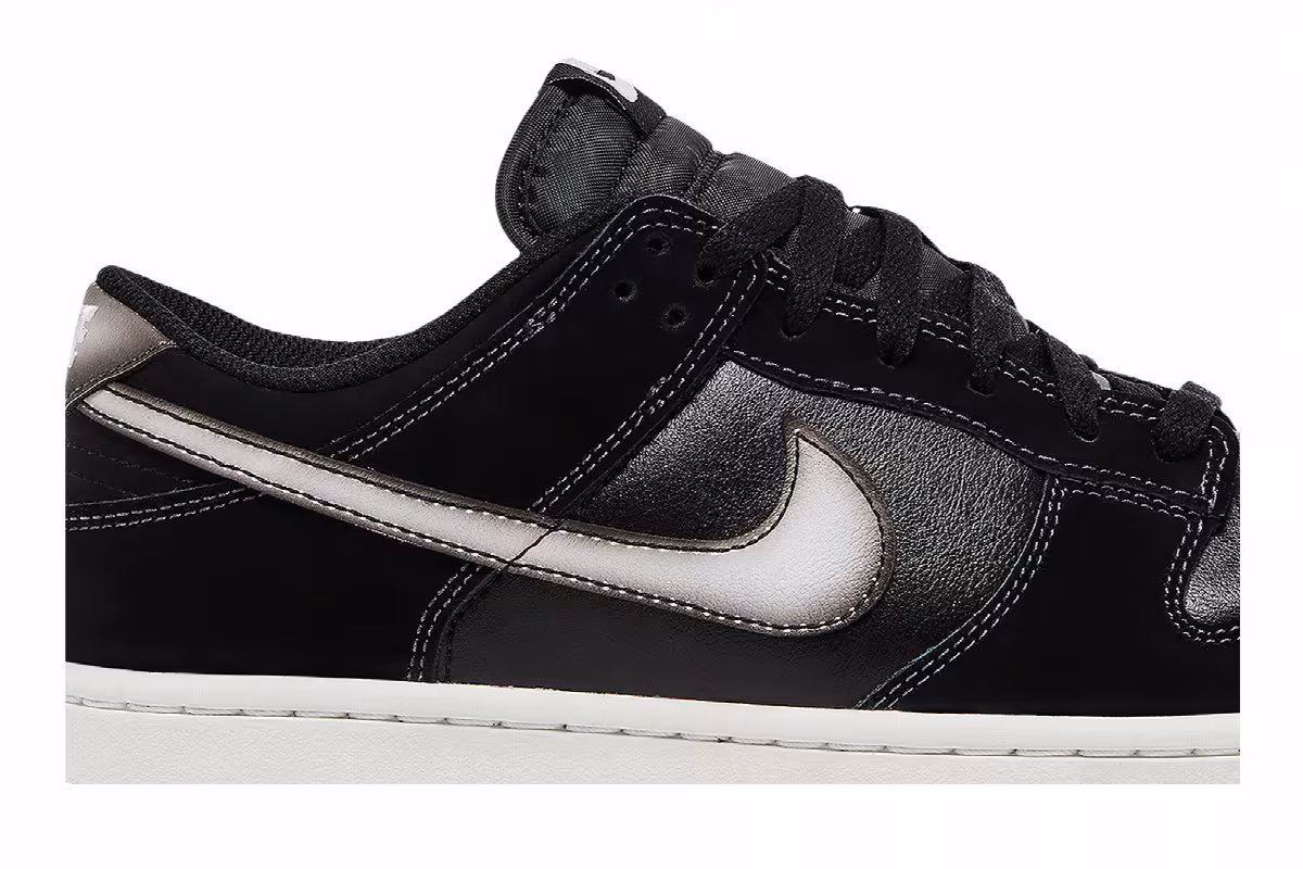 Nike Dunk Low Airbrush - Black, view 3