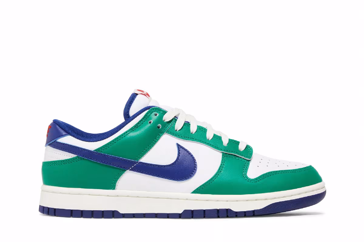 Nike Dunk Low Gorge Green Deep Royal, view 2