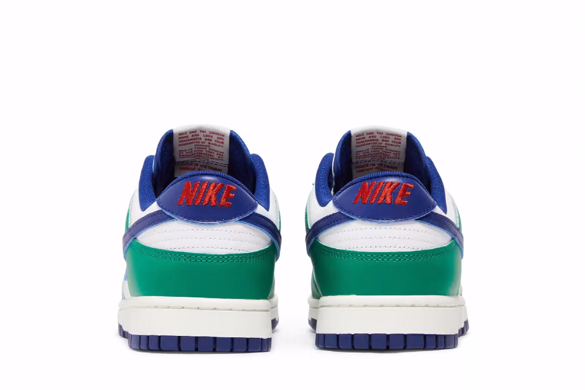 Nike Dunk Low Gorge Green Deep Royal, view 7