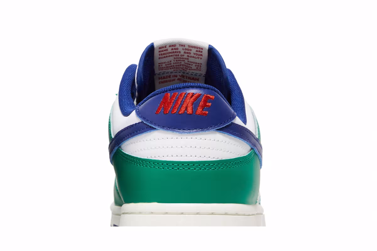 Nike Dunk Low Gorge Green Deep Royal, view 8