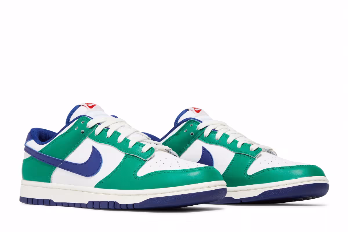 Nike Dunk Low Gorge Green Deep Royal, view 9