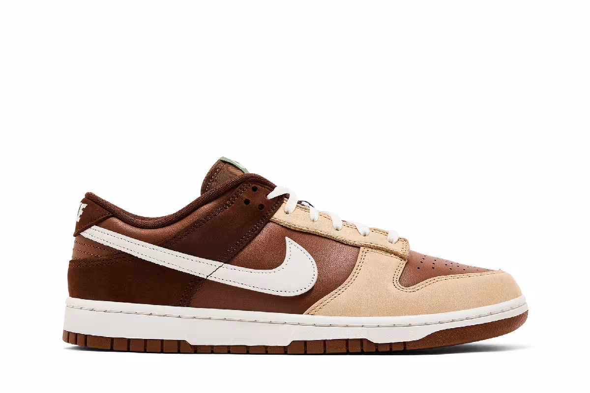 Nike Dunk Low Light British Tan Cacao Wow, view 2