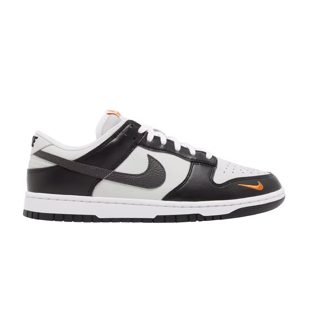 Nike Dunk Low Mini Swoosh - Black Total Orange