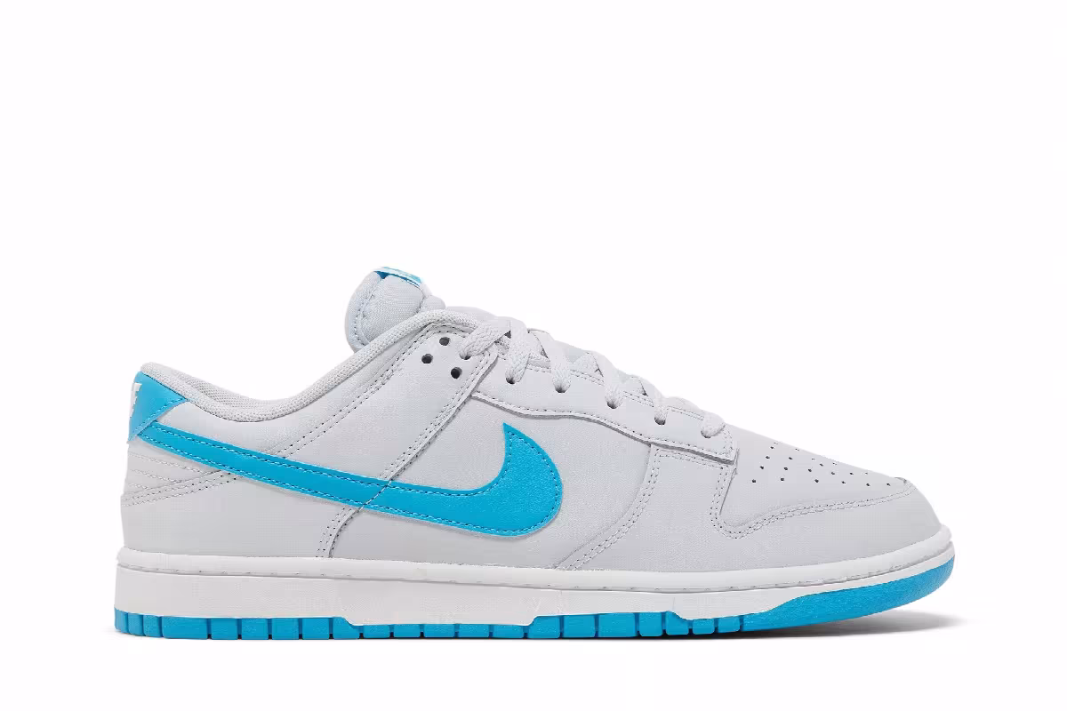 Nike Dunk Low Light Bone Blue, view 2
