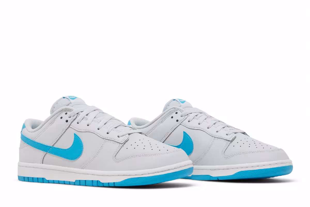 Nike Dunk Low Light Bone Blue, view 9