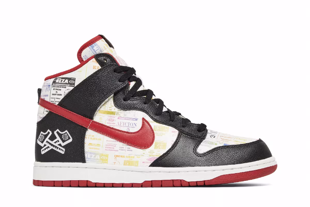 Nike Dunk High Premium Lucha Libre, view 2