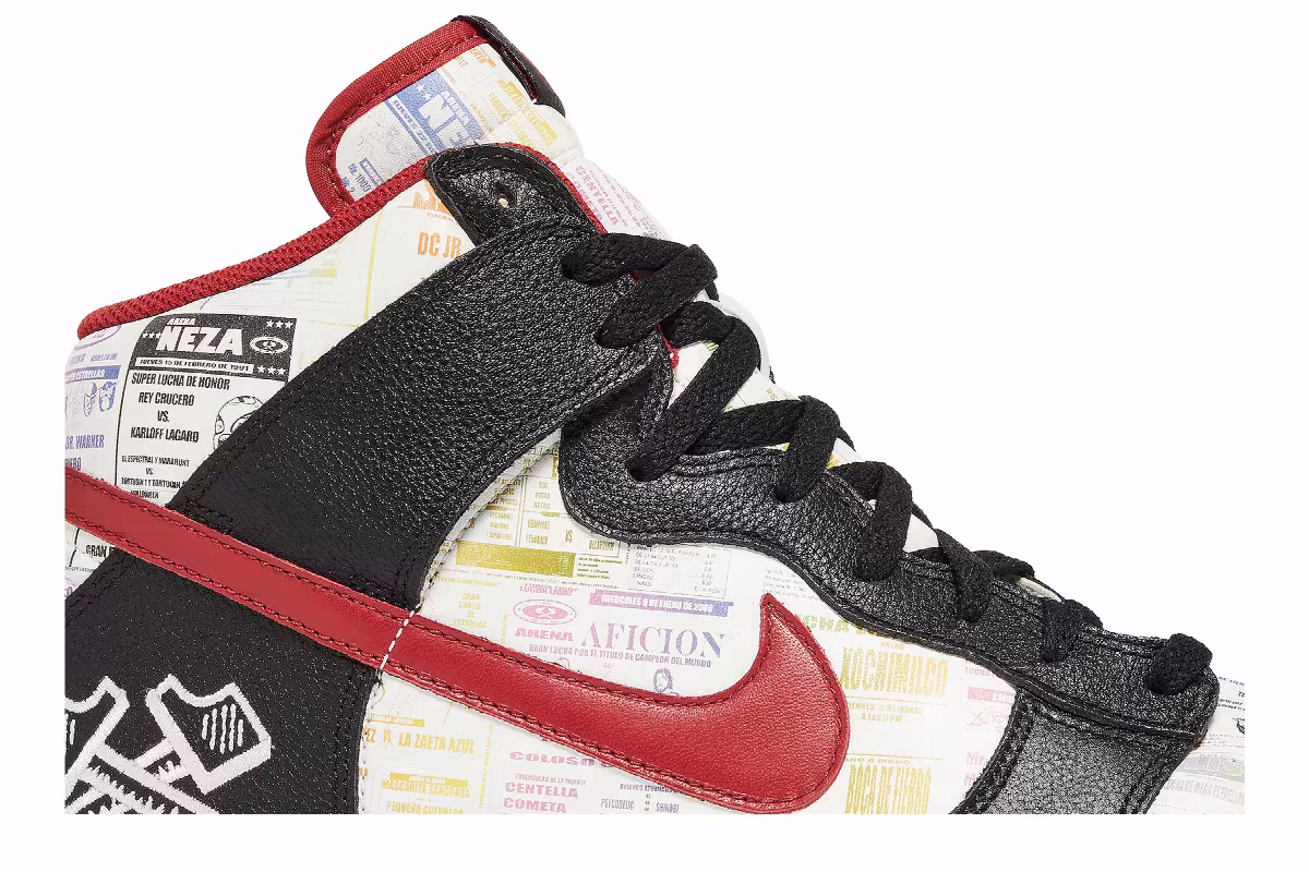 Nike Dunk High Premium Lucha Libre, view 3